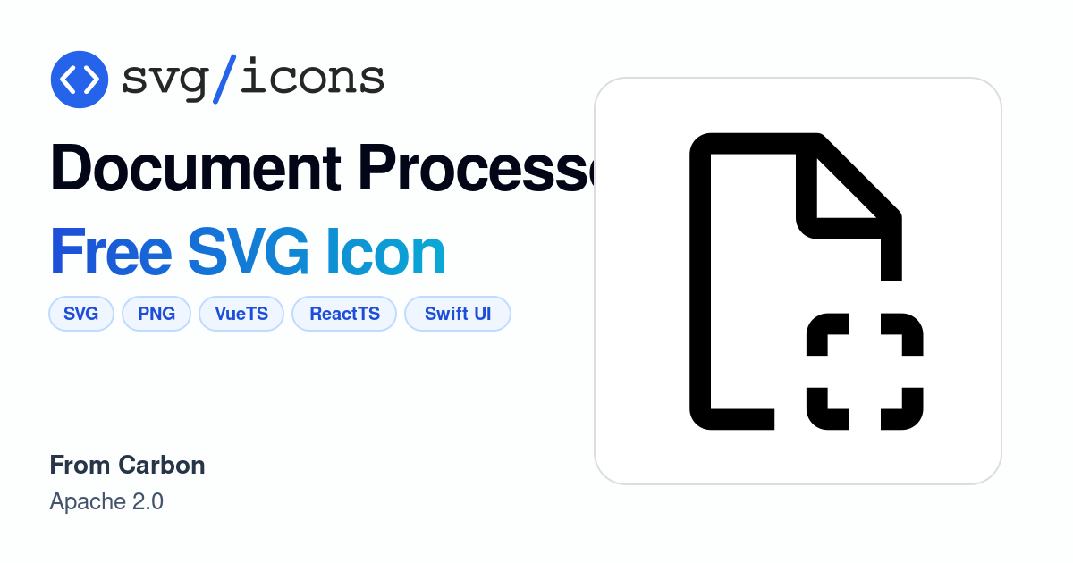 Document-processor SVG Icon - Free Document-processor PNG & SVG Download