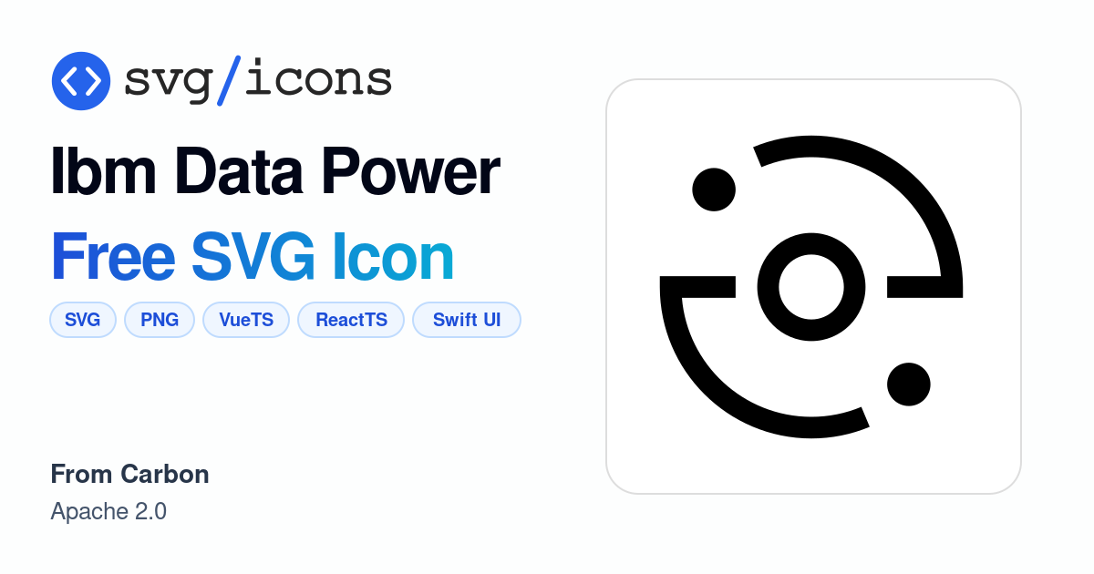 Ibm-data-power SVG Icon - Free Ibm-data-power PNG & SVG Download