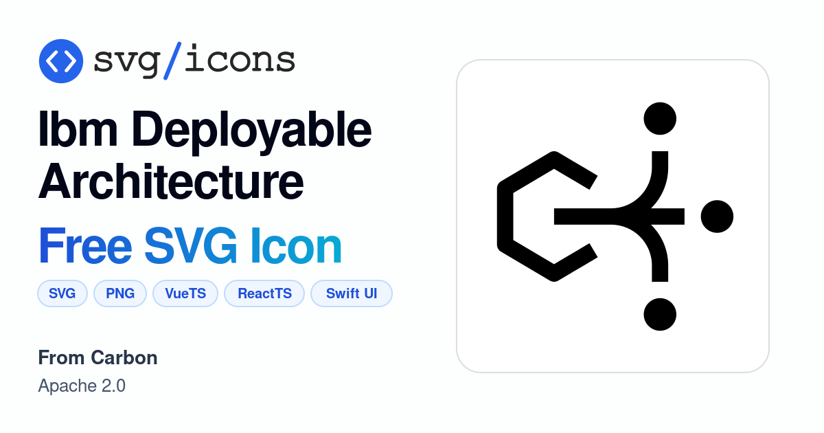 Ibm-deployable-architecture SVG Icon - Free Ibm-deployable-architecture ...