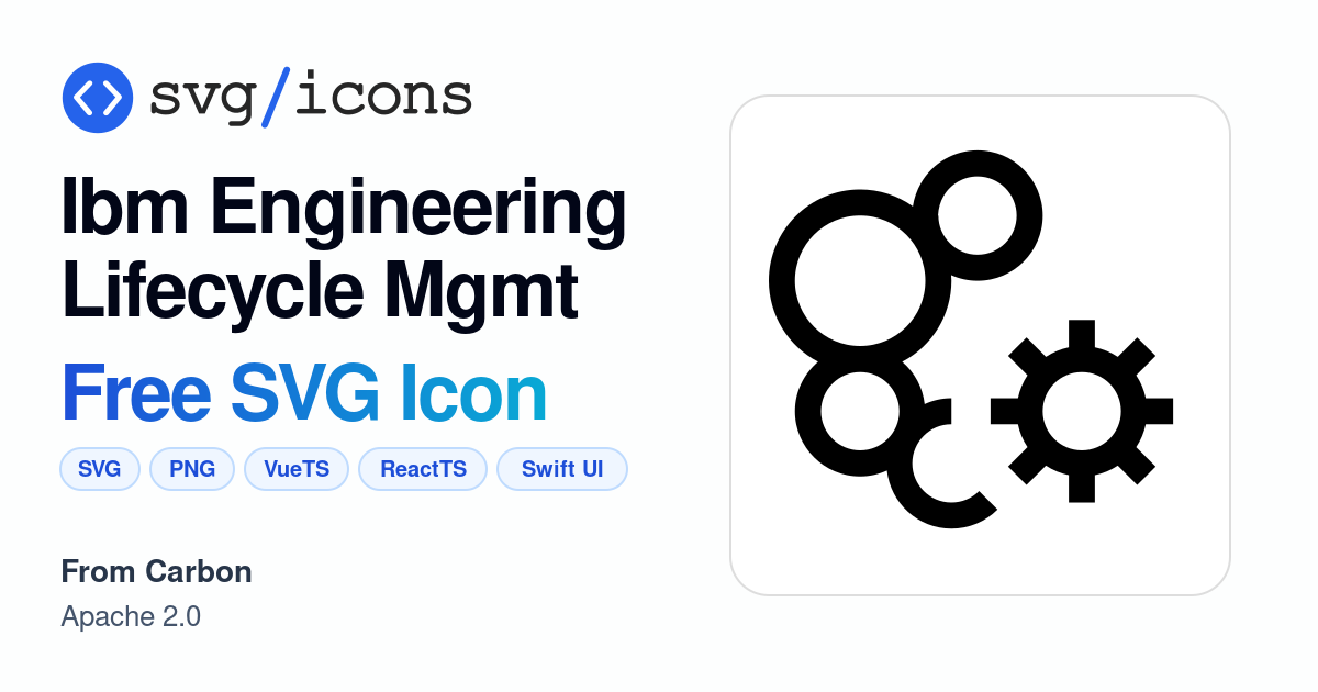 Ibm-engineering-lifecycle-mgmt SVG Icon - Free Ibm-engineering ...