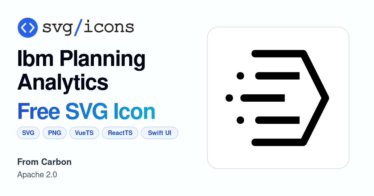 Ibm-planning-analytics SVG Icon - Free Ibm-planning-analytics PNG & SVG ...