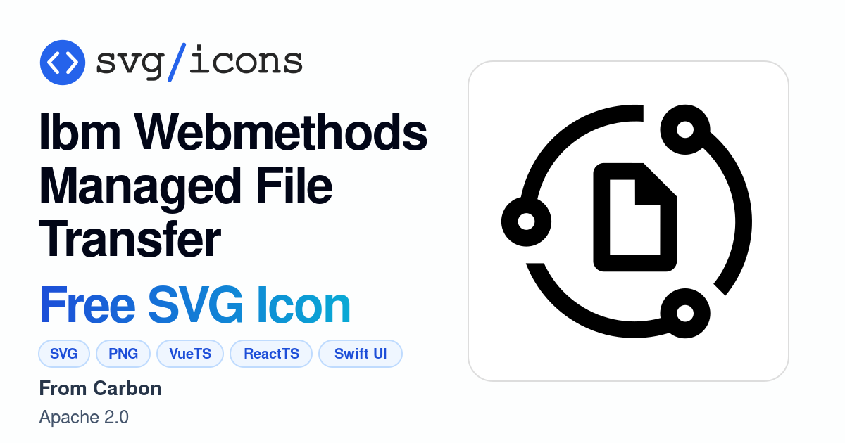 Ibm-webmethods-managed-file-transfer SVG Icon - Free Ibm-webmethods ...