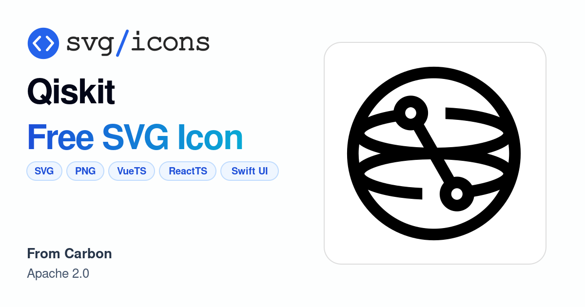 Qiskit SVG Icon - Free Qiskit PNG & SVG Download