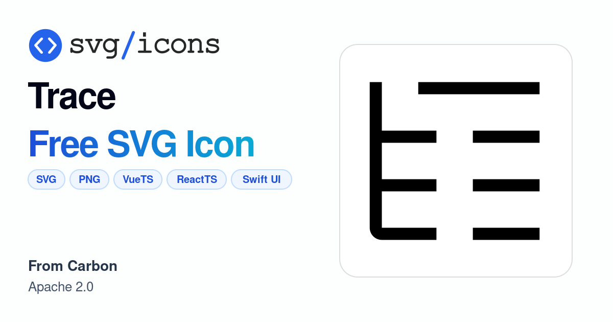 Trace SVG Icon - Free Trace PNG & SVG Download