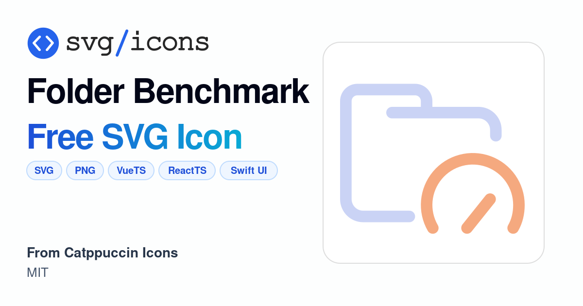 Folder-benchmark SVG Icon - Free Folder-benchmark PNG & SVG Download