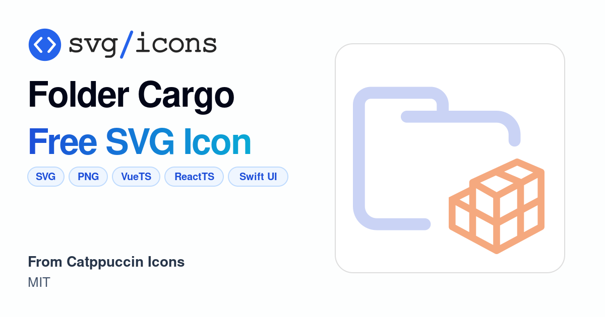 Folder-cargo SVG Icon - Free Folder-cargo PNG & SVG Download