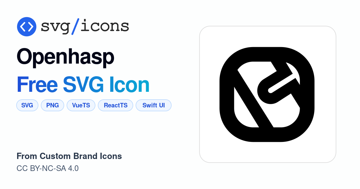 Openhasp SVG Icon - Free Openhasp PNG & SVG Download