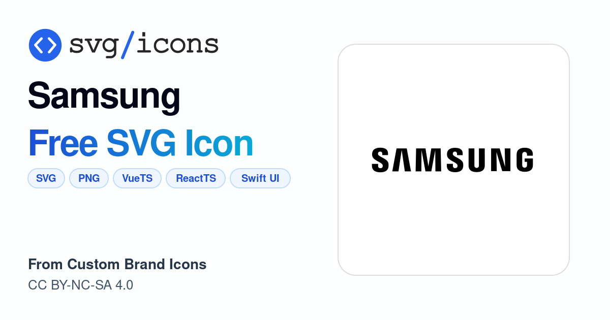 Samsung SVG Icon - Free Samsung PNG & SVG Download