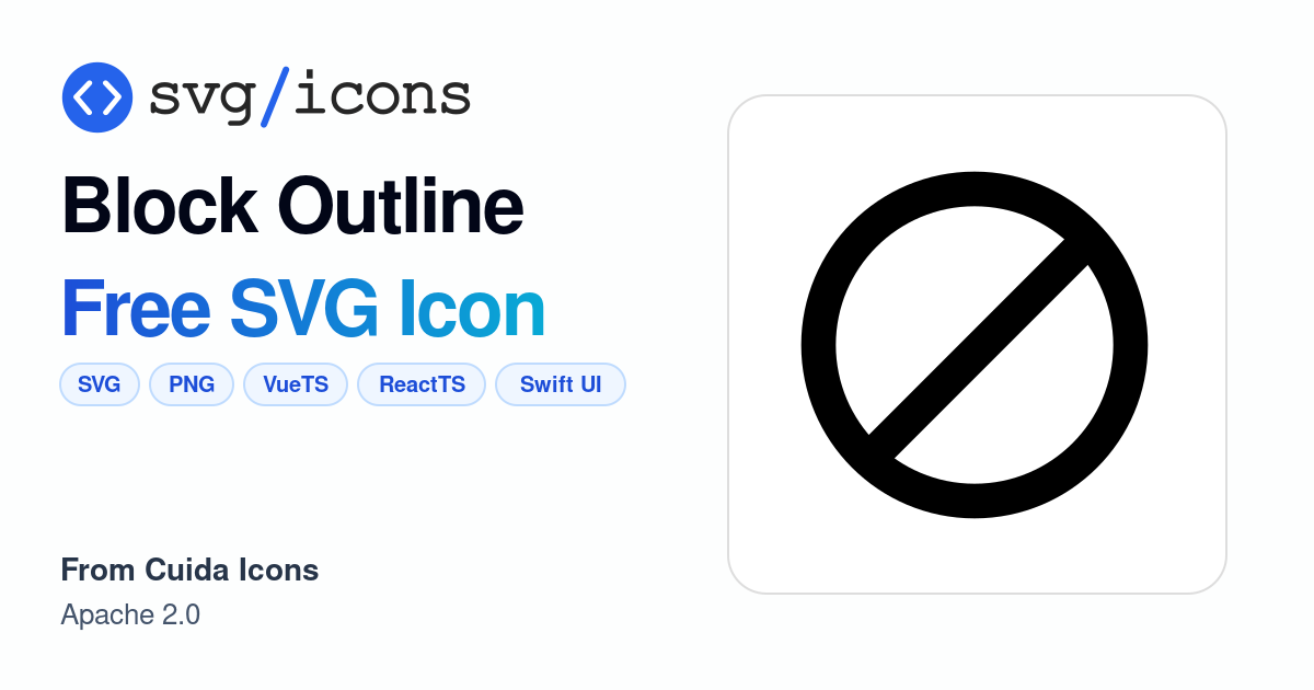 Block-outline SVG Icon - Free Block-outline PNG & SVG Download