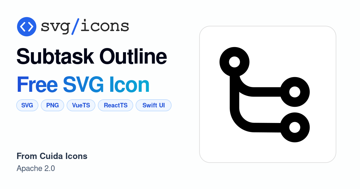 Subtask-outline SVG Icon - Free Subtask-outline PNG & SVG Download