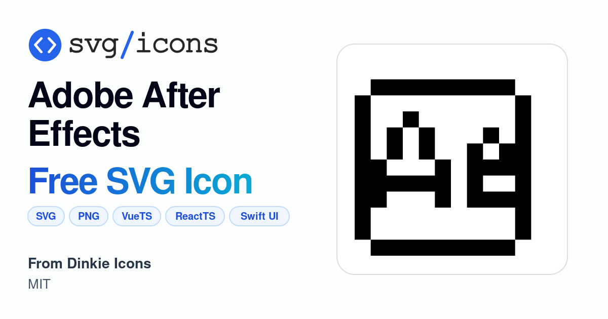 Adobe-after-effects SVG Icon - Free Adobe-after-effects PNG & SVG Download