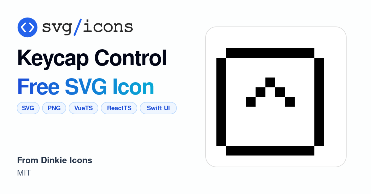 Keycap-control SVG Icon - Free Keycap-control PNG & SVG Download