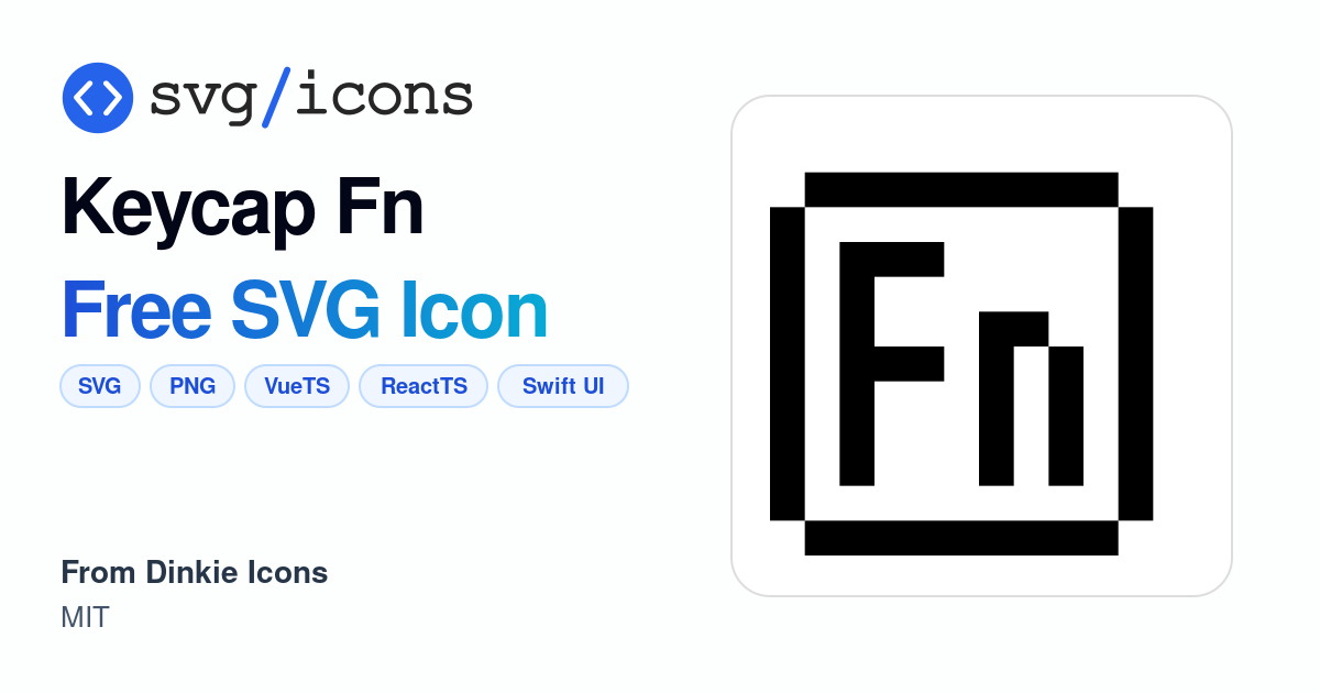 Keycap-fn SVG Icon - Free Keycap-fn PNG & SVG Download