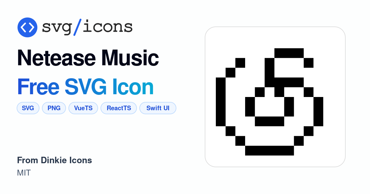 Netease-music SVG Icon - Free Netease-music PNG & SVG Download