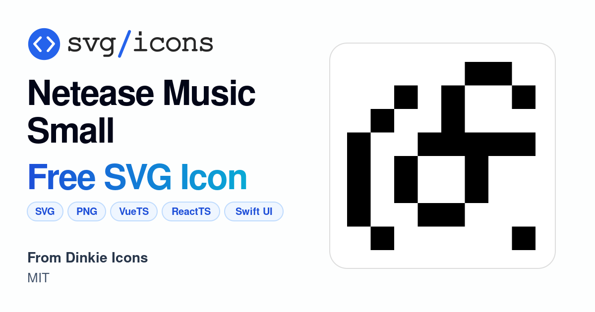 Netease-music-small SVG Icon - Free Netease-music-small PNG & SVG Download