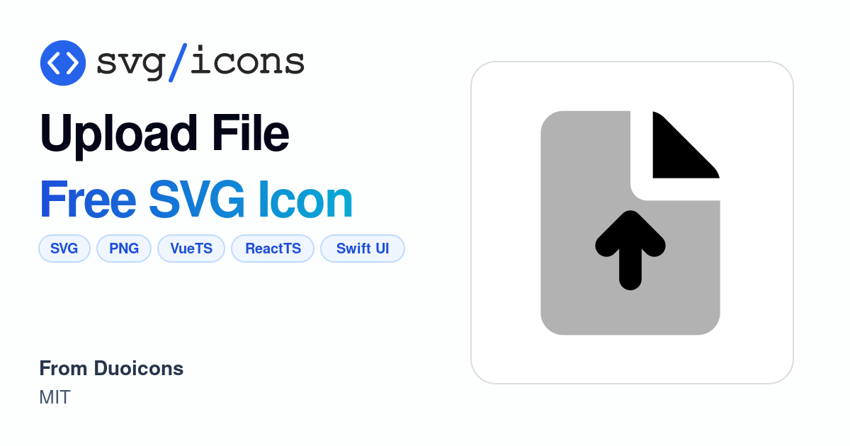 Upload-file SVG Icon - Free Upload-file PNG & SVG Download