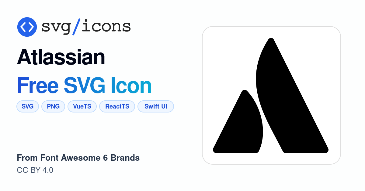Atlassian SVG Icon - Free Atlassian PNG & SVG Download
