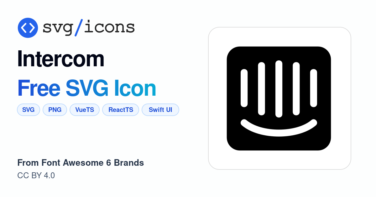 Intercom SVG Icon - Free Intercom PNG & SVG Download