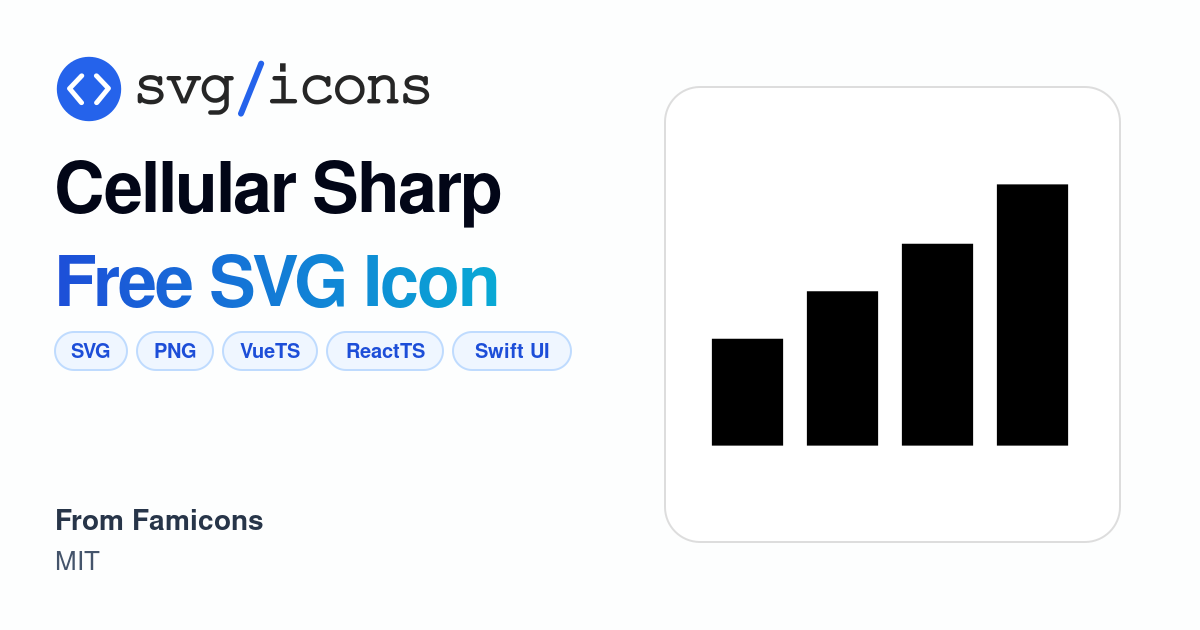 Cellular-sharp SVG Icon - Free Cellular-sharp PNG & SVG Download
