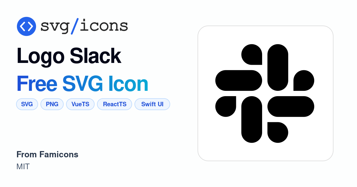 Logo-slack SVG Icon - Free Logo-slack PNG & SVG Download