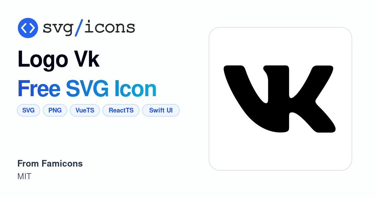 Logo-vk SVG Icon - Free Logo-vk PNG & SVG Download