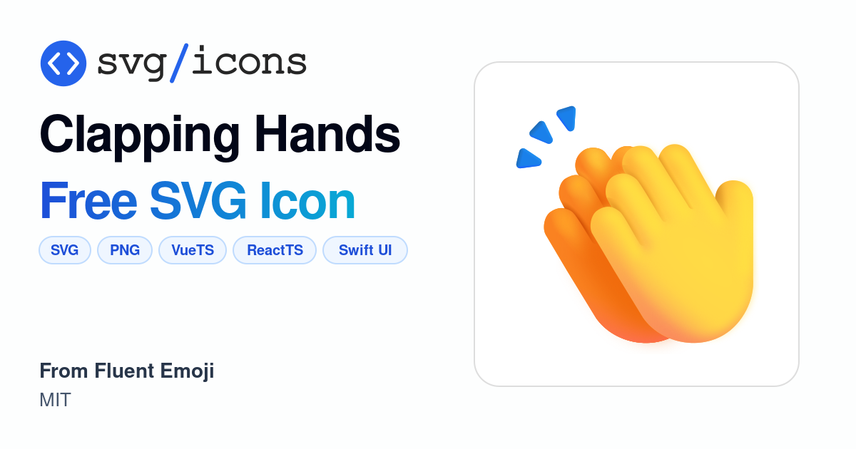 Clapping-hands SVG Icon - Free Clapping-hands PNG & SVG Download