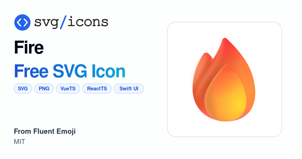 Fire SVG Icon - Free Fire PNG & SVG Download