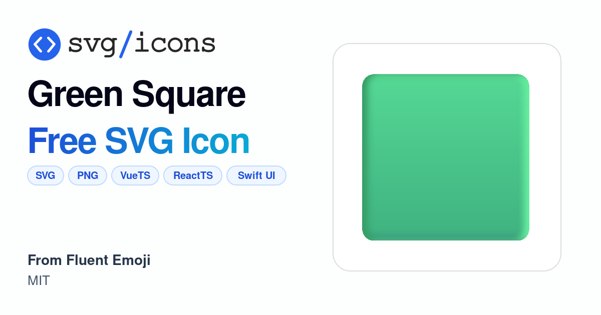 Green-square SVG Icon - Free Green-square PNG & SVG Download