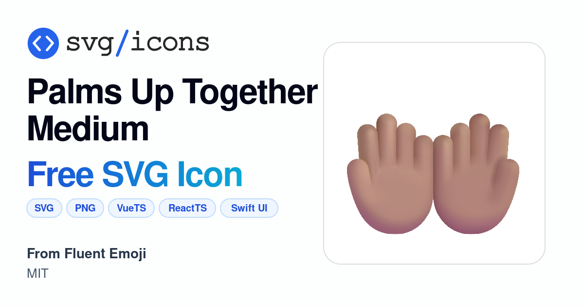 Palms-up-together-medium SVG Icon - Free Palms-up-together-medium PNG ...