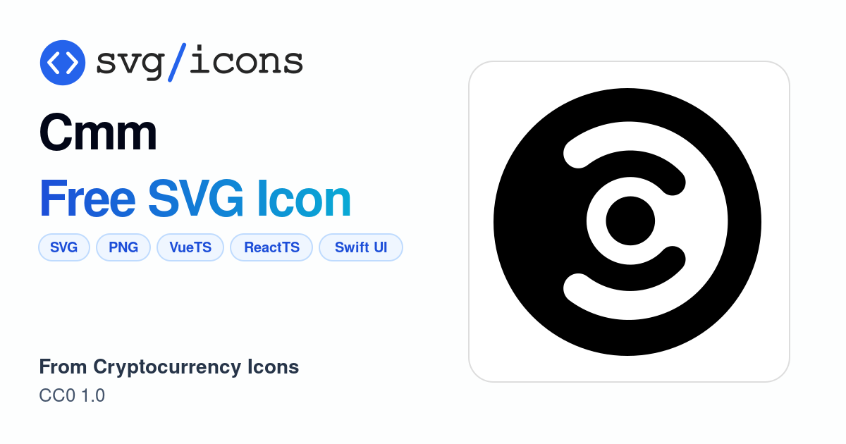 Cmm SVG Icon - Free Cmm PNG & SVG Download