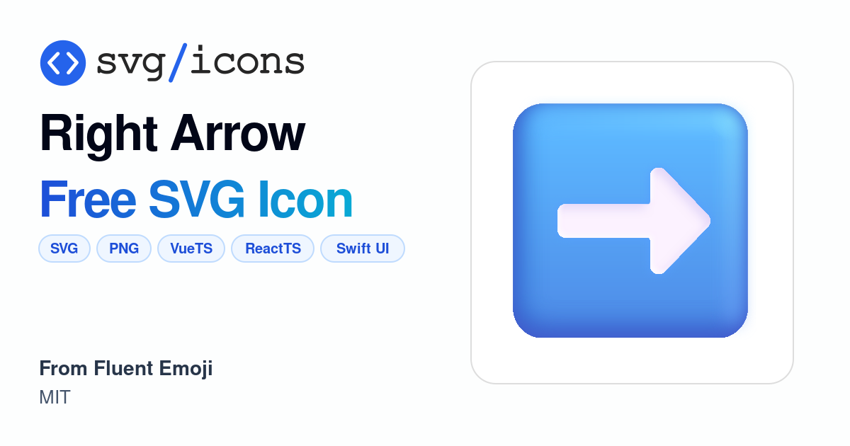 Right-arrow SVG Icon - Free Right-arrow PNG & SVG Download
