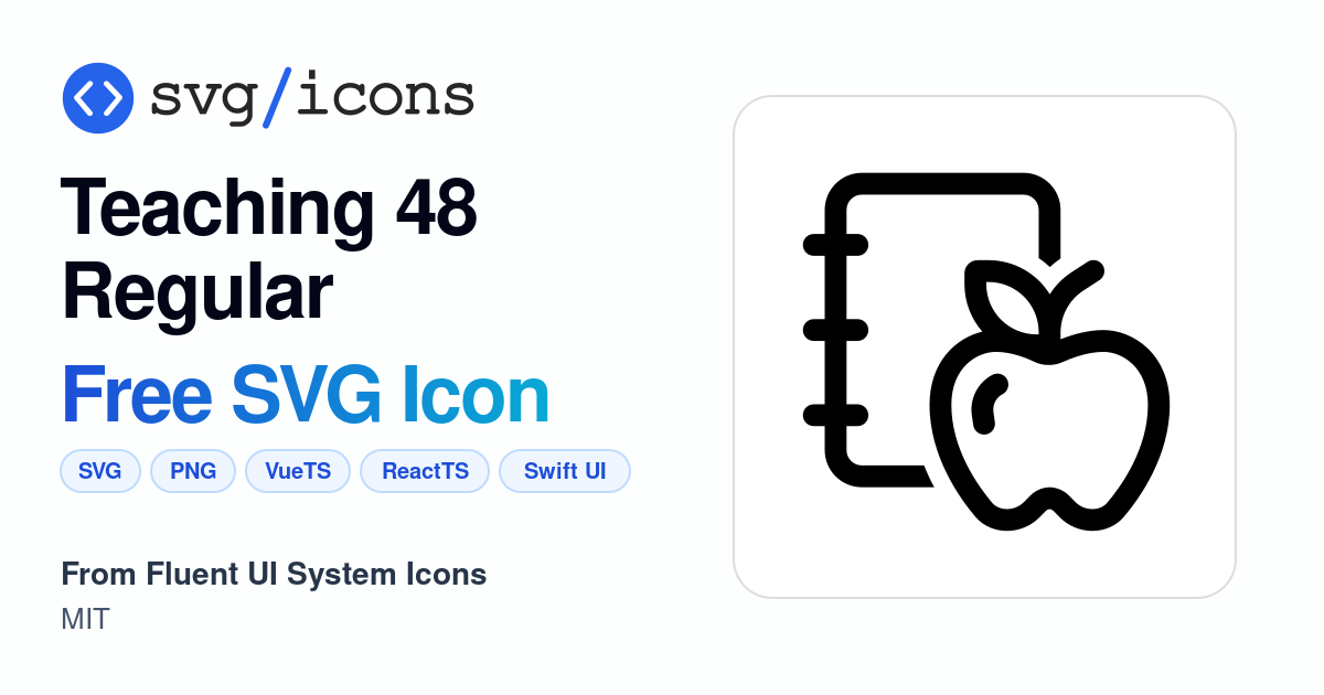 Teaching-48-regular SVG Icon - Free Teaching-48-regular PNG & SVG Download