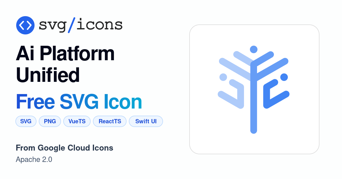 Ai-platform-unified SVG Icon - Free Ai-platform-unified PNG & SVG Download