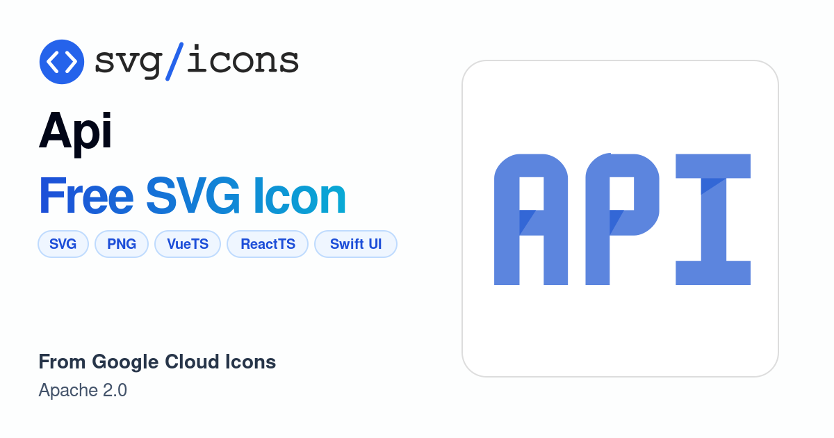 Api SVG Icon - Free Api PNG & SVG Download
