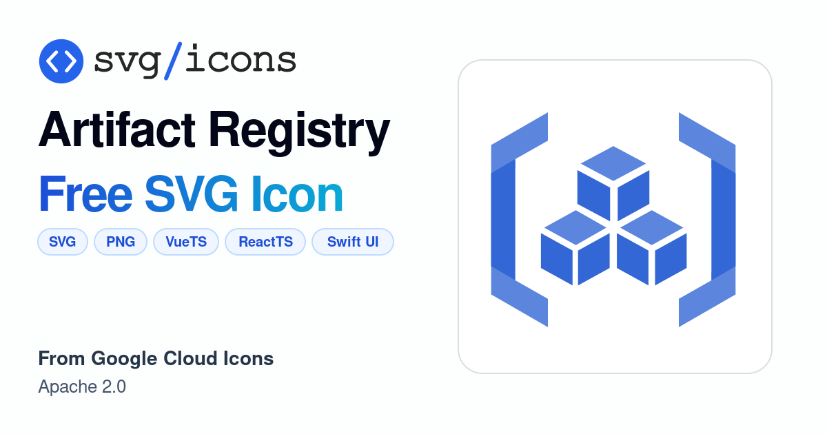 Artifact-registry SVG Icon - Free Artifact-registry PNG & SVG Download