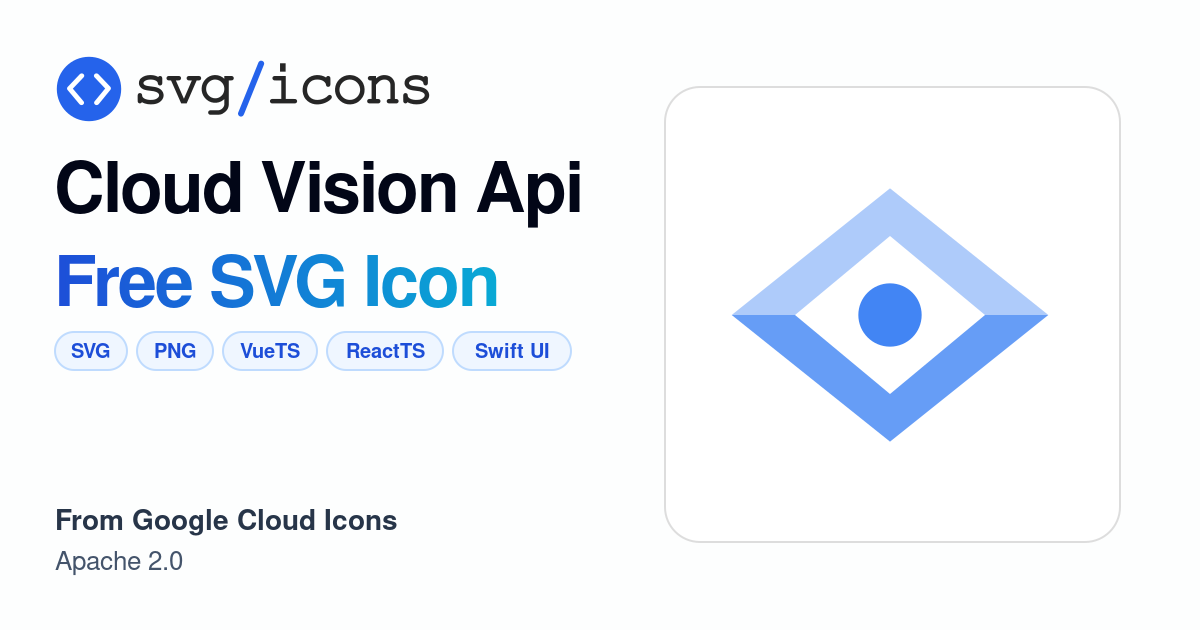 Cloud-vision-api SVG Icon - Free Cloud-vision-api PNG & SVG Download