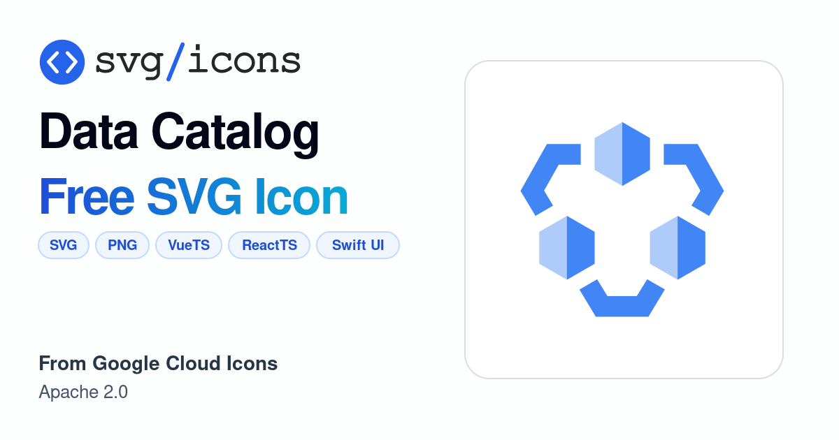 Data-catalog SVG Icon - Free Data-catalog PNG & SVG Download