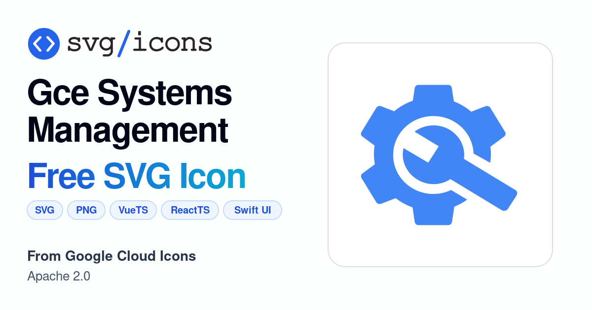 Gce-systems-management SVG Icon - Free Gce-systems-management PNG & SVG ...