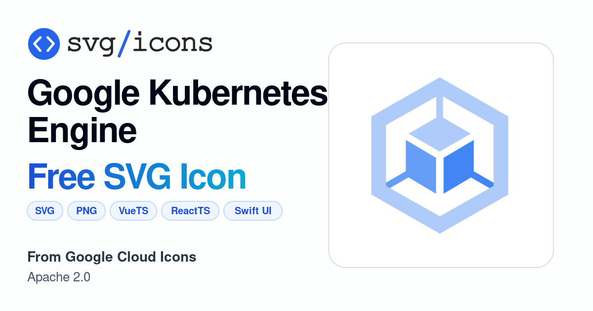 Google-kubernetes-engine SVG Icon - Free Google-kubernetes-engine PNG ...