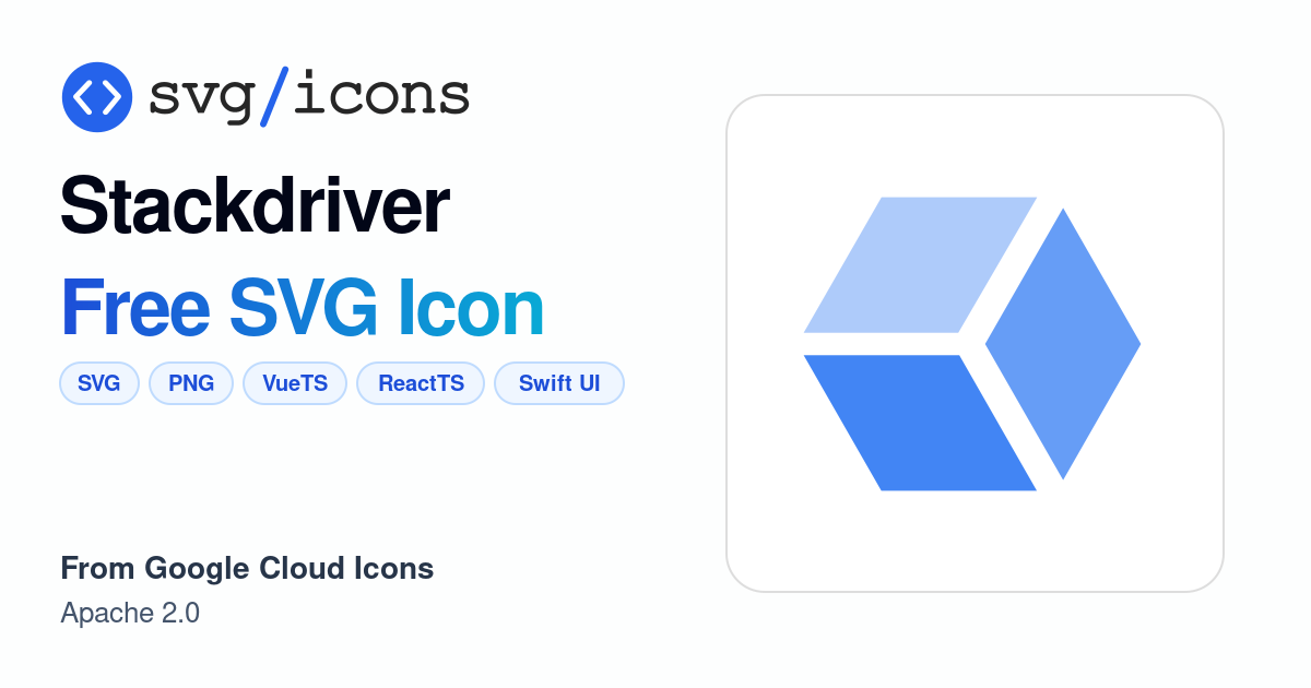 Stackdriver SVG Icon - Free Stackdriver PNG & SVG Download