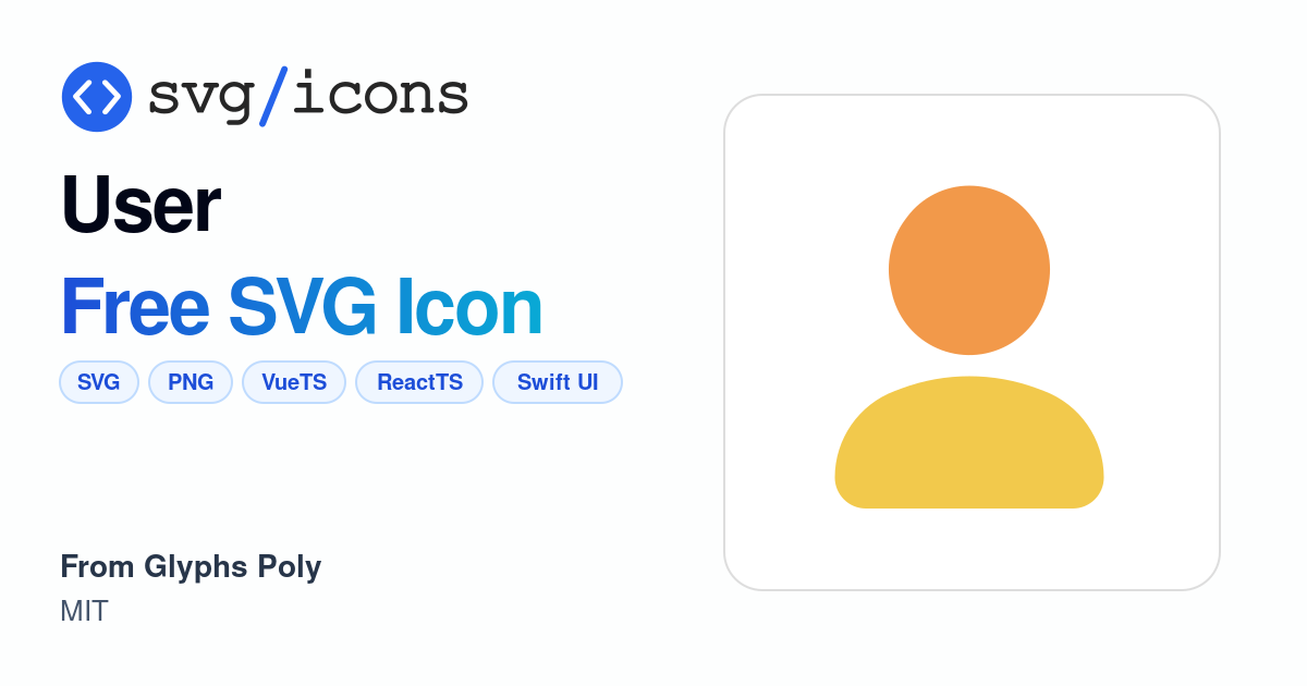 User SVG Icon - Free User PNG & SVG Download