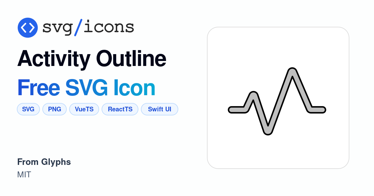 Activity-outline SVG Icon - Free Activity-outline PNG & SVG Download