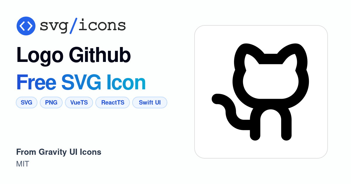 Logo-github SVG Icon - Free Logo-github PNG & SVG Download