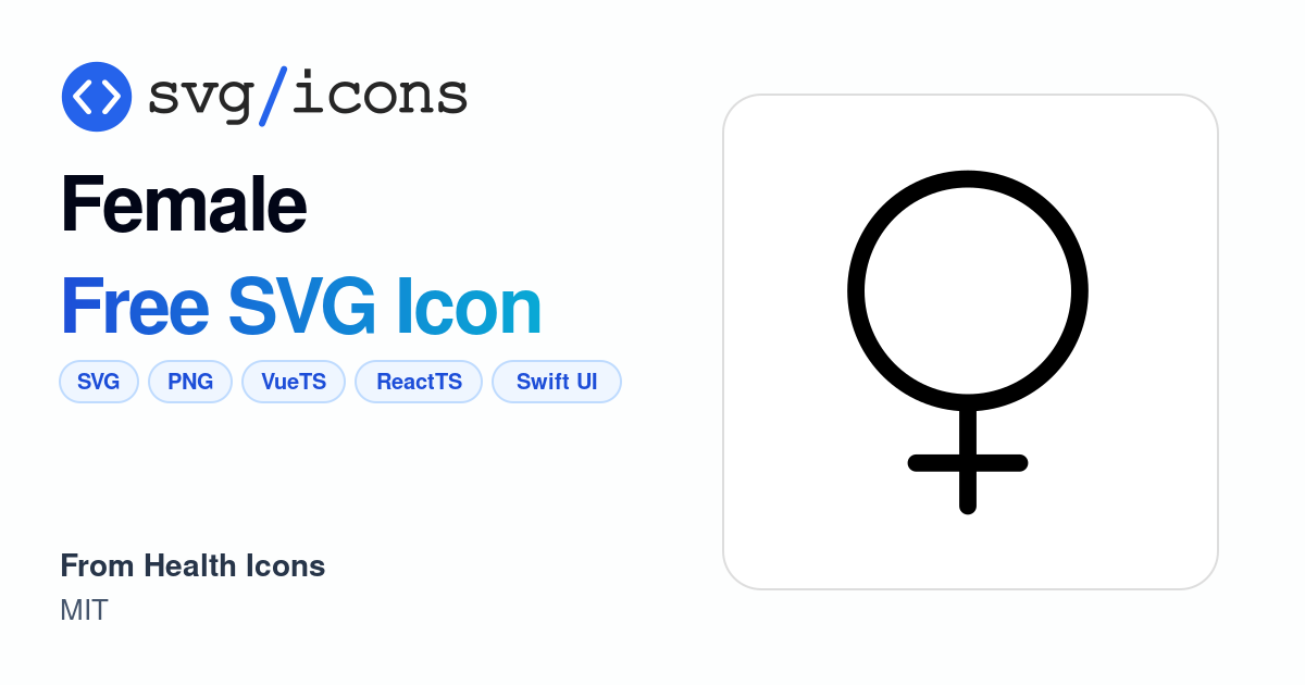 Female SVG Icon - Free Female PNG & SVG Download