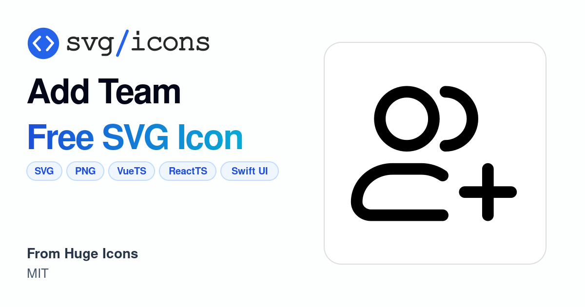 Add-team SVG Icon - Free Add-team PNG & SVG Download