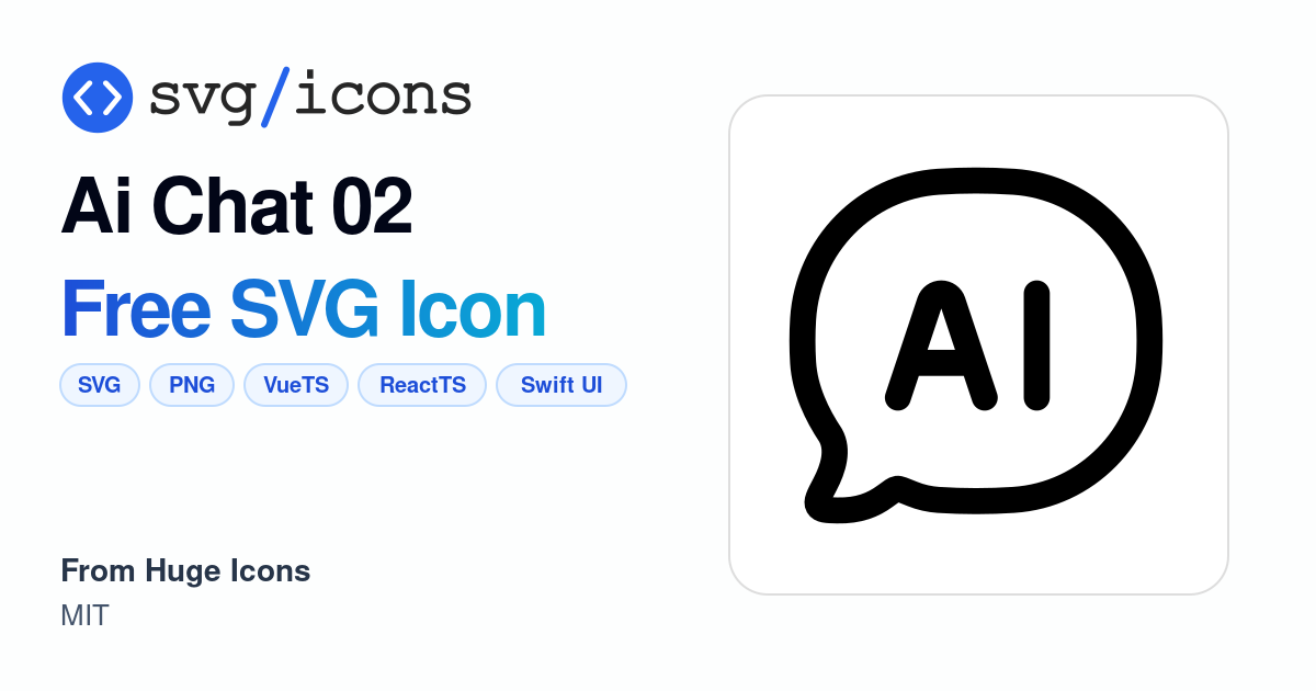 Ai-chat-02 SVG Icon - Free Ai-chat-02 PNG & SVG Download
