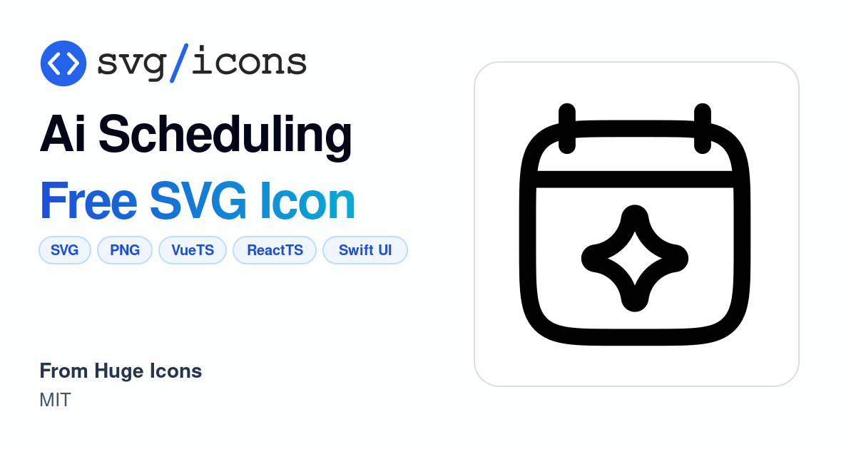 Ai-scheduling SVG Icon - Free Ai-scheduling PNG & SVG Download
