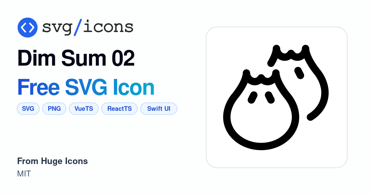 Dim-sum-02 SVG Icon - Free Dim-sum-02 PNG & SVG Download
