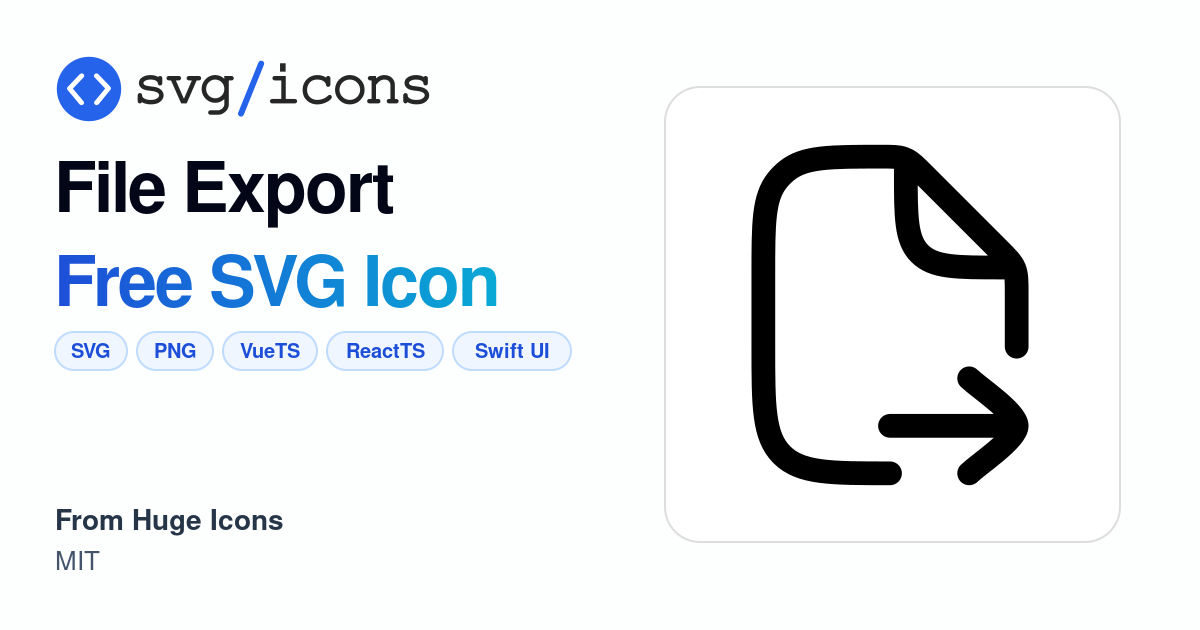 File-export SVG Icon - Free File-export PNG & SVG Download