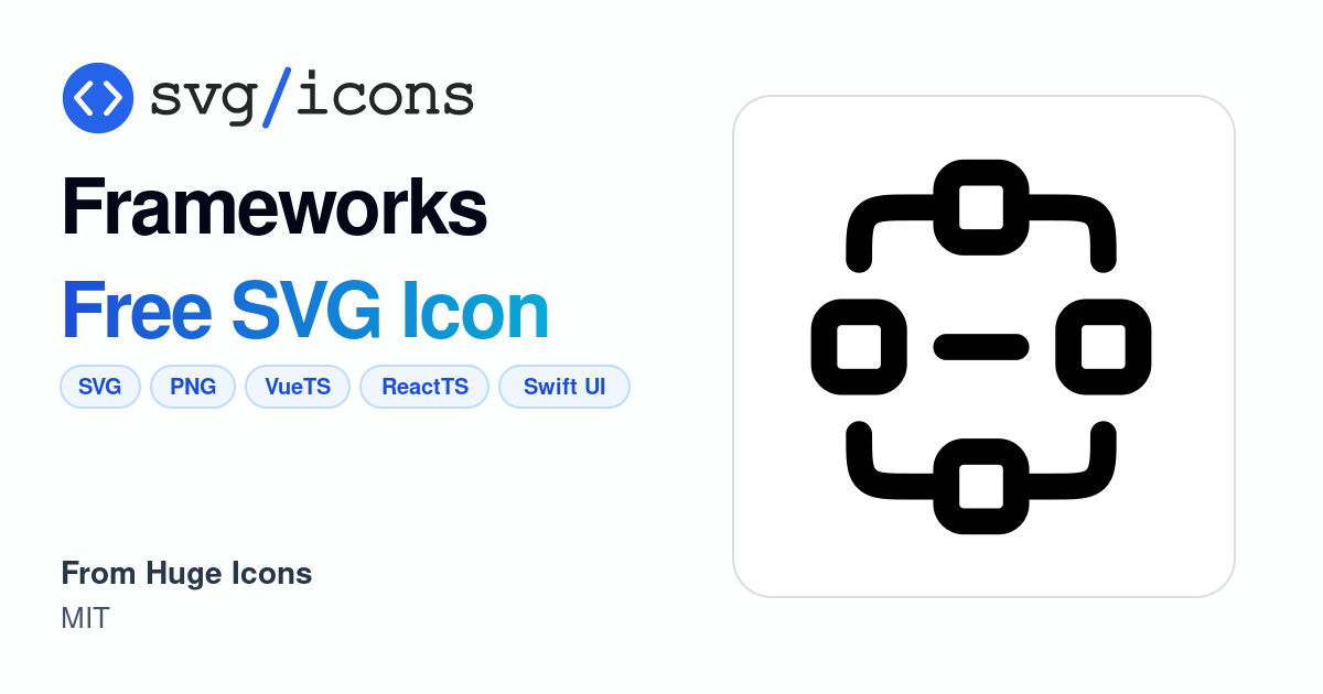 Frameworks SVG Icon - Free Frameworks PNG & SVG Download